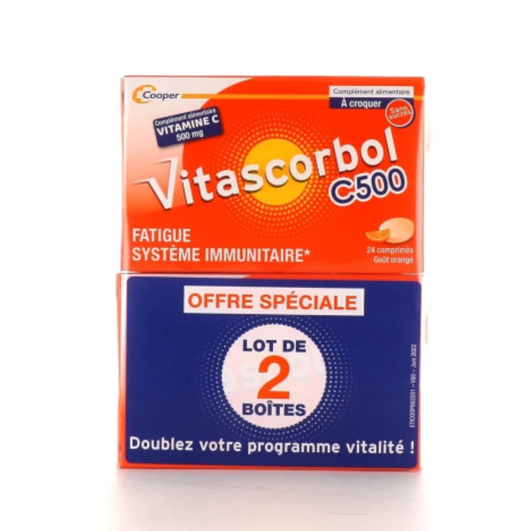 image Vitascrobol C500 à croquer 24x2 comprimés